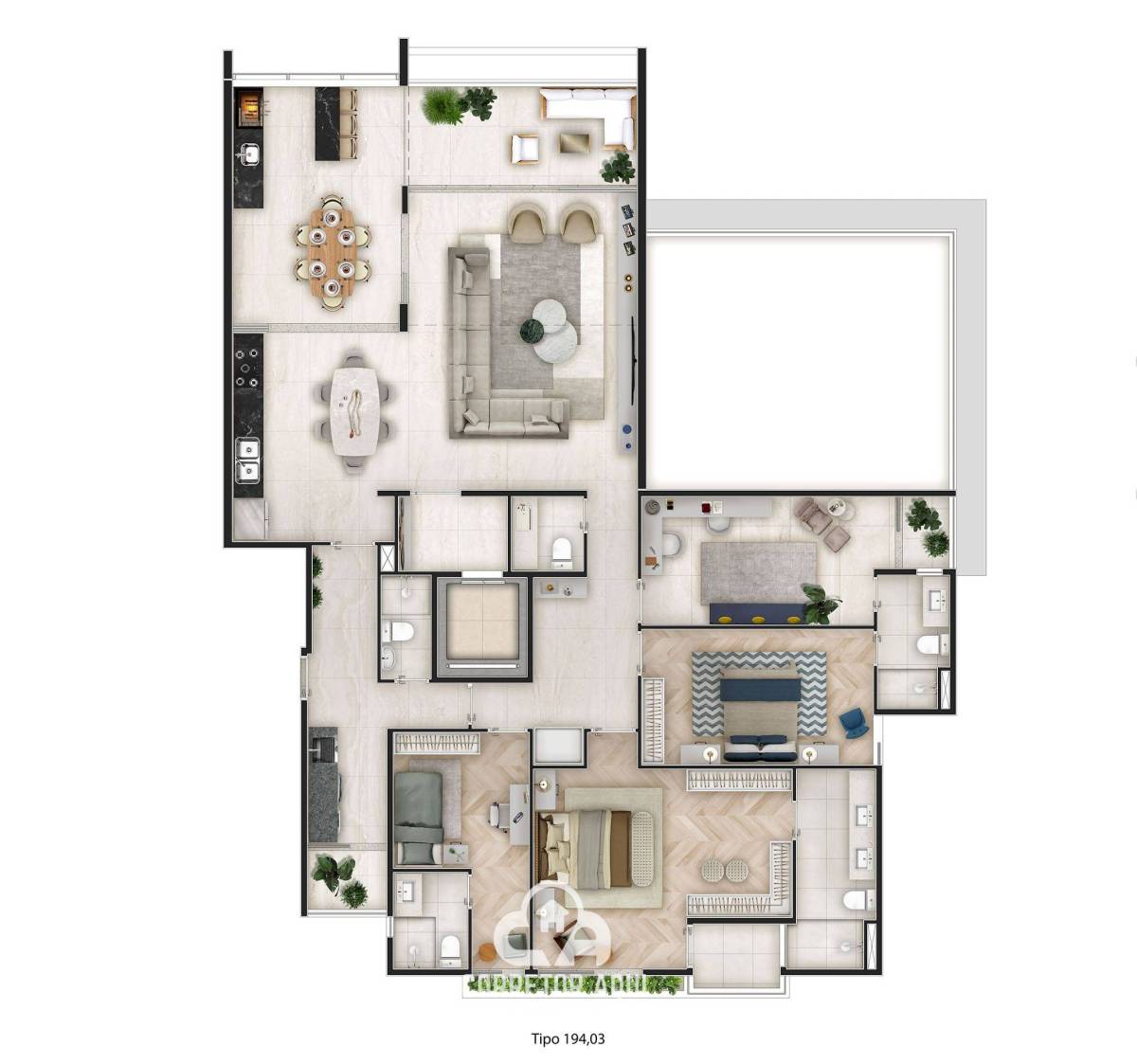 Grand Garden Americana – Morar Além do Sonho na Av Brasil - Corretor Aqui Imobiliária